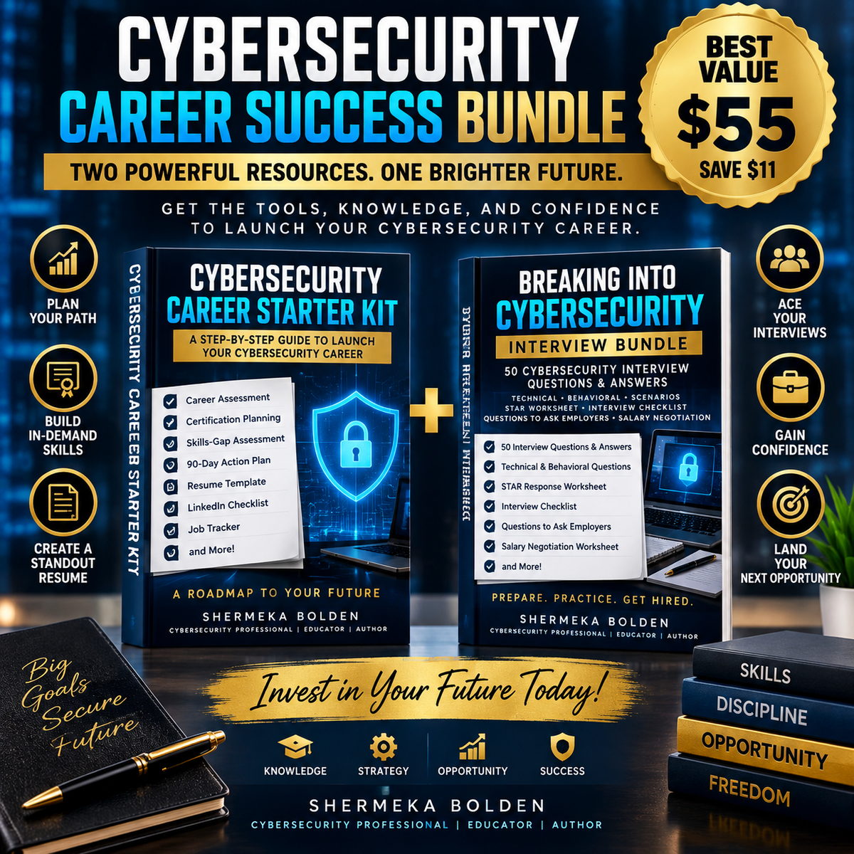 Cybersecurity Career Success Bundle